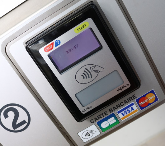 Laverie avec paiement CB sans contact et Apple pay